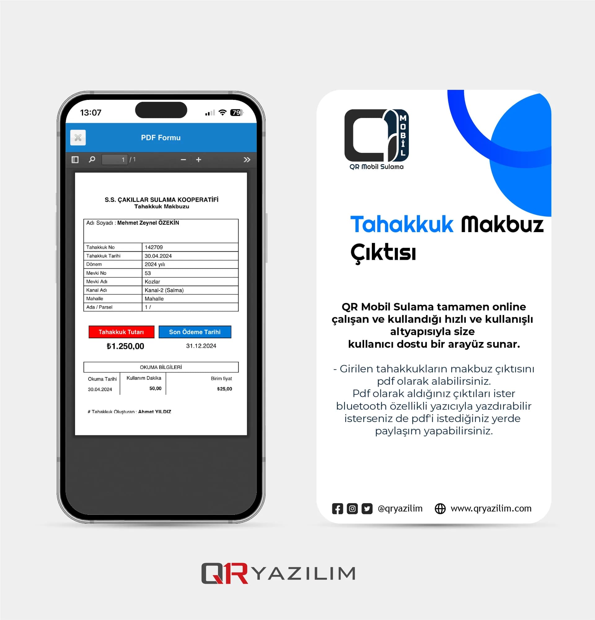 QR Mobil Sulama